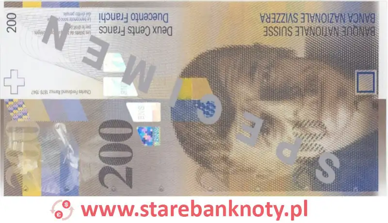 widok banknotu 