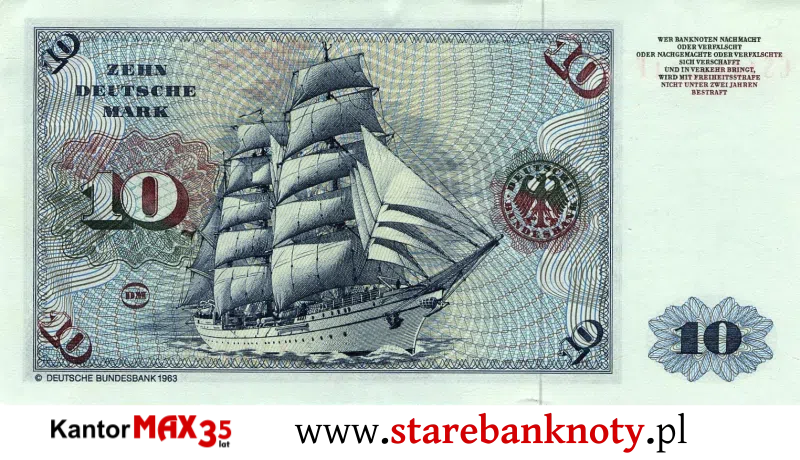 widok banknotu 