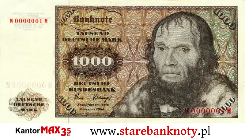 widok banknotu 