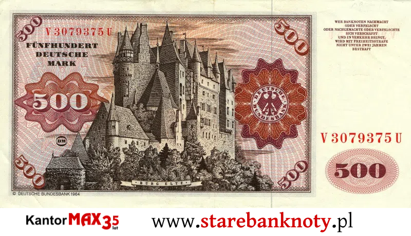 widok banknotu 