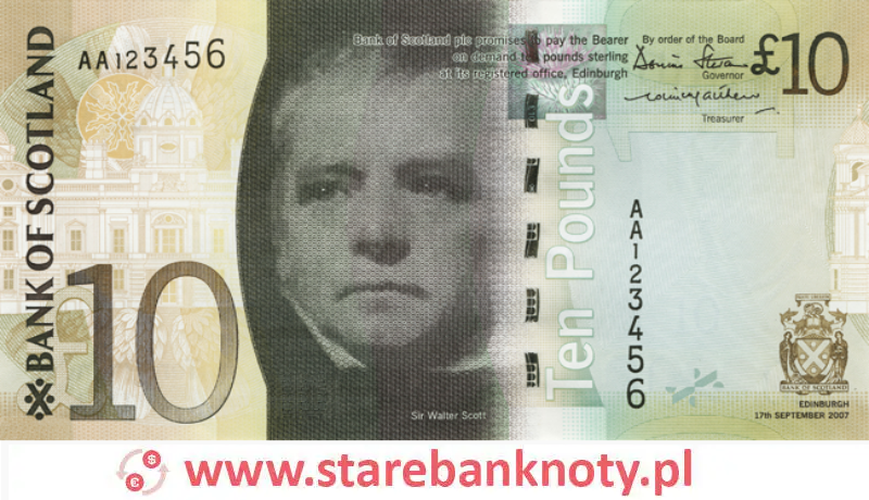 widok banknotu 