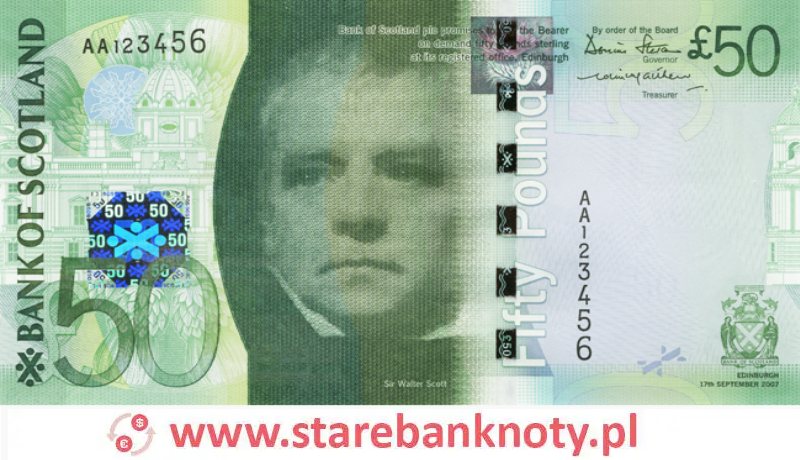 widok banknotu 