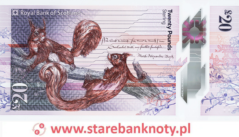 widok banknotu 